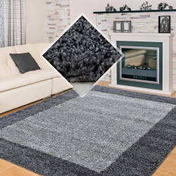 Shaggy carpet, high pile, long pile, living room shaggy carpet, 2 colors, pile height 3cm, gray, light gray
