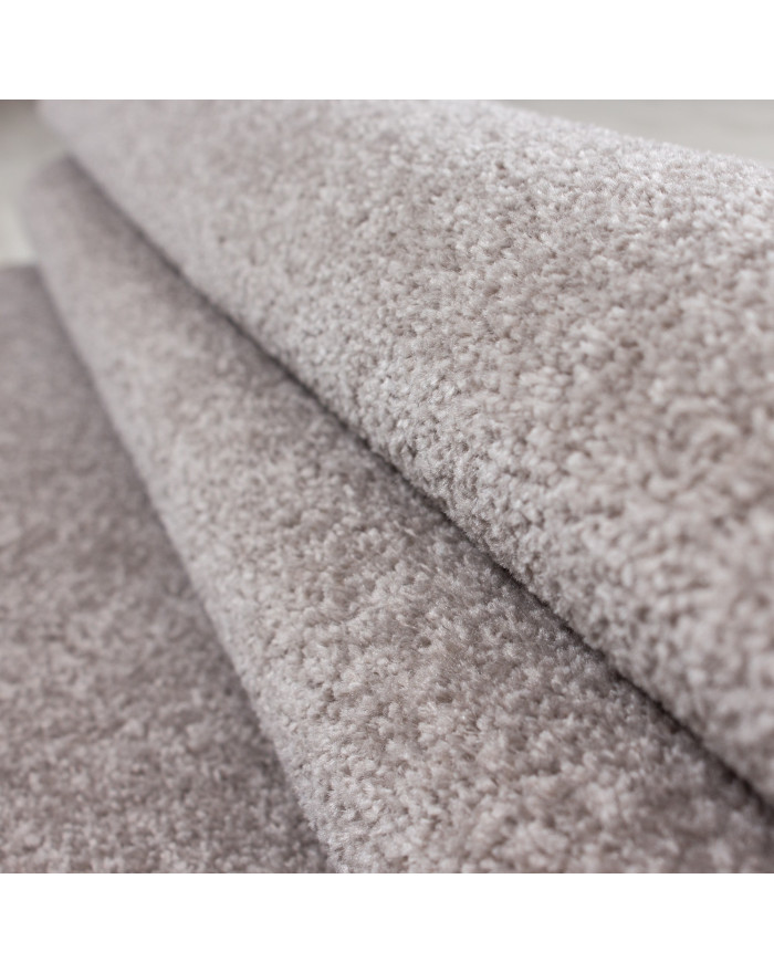 Alfombra diseñador salón alfombra pelo corto de moda en beige crema, 160 x  230 cm: .es: Hogar