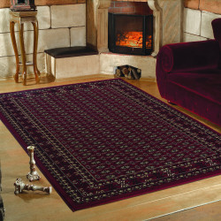 Classic oriental living room rug Marrakesh 0351 red